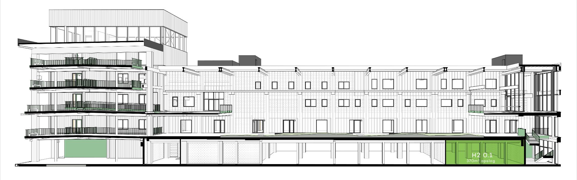 West Gate gebouw H2 - Loods te huur
